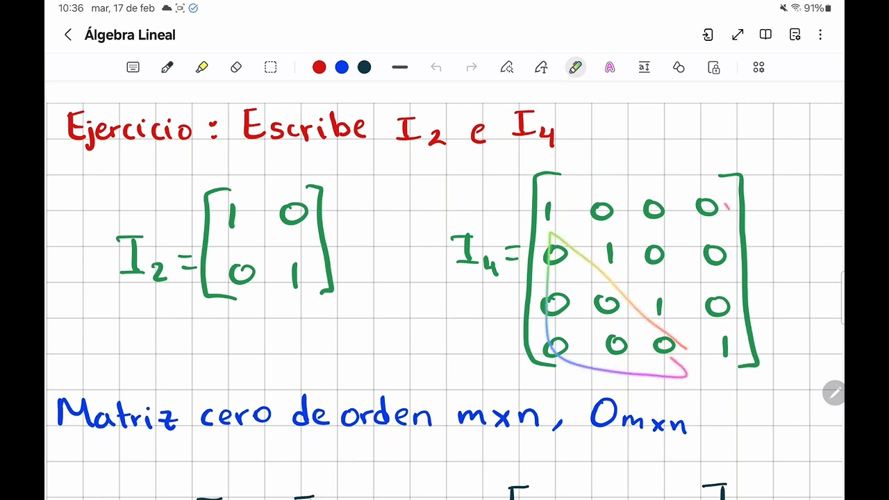 Operaciones con matrices 