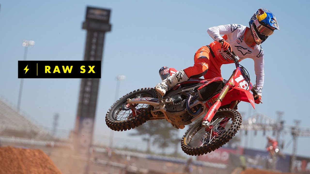 Big Air, High Speeds & Hard Crashes At The Atlanta Supercross | Press Day Raw