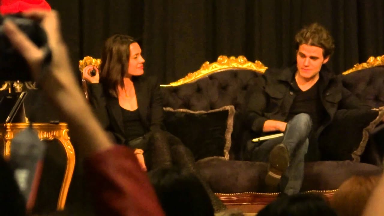 Paul Wesley and Torrey DeVitto (Bloodlines 2013 Brazil)