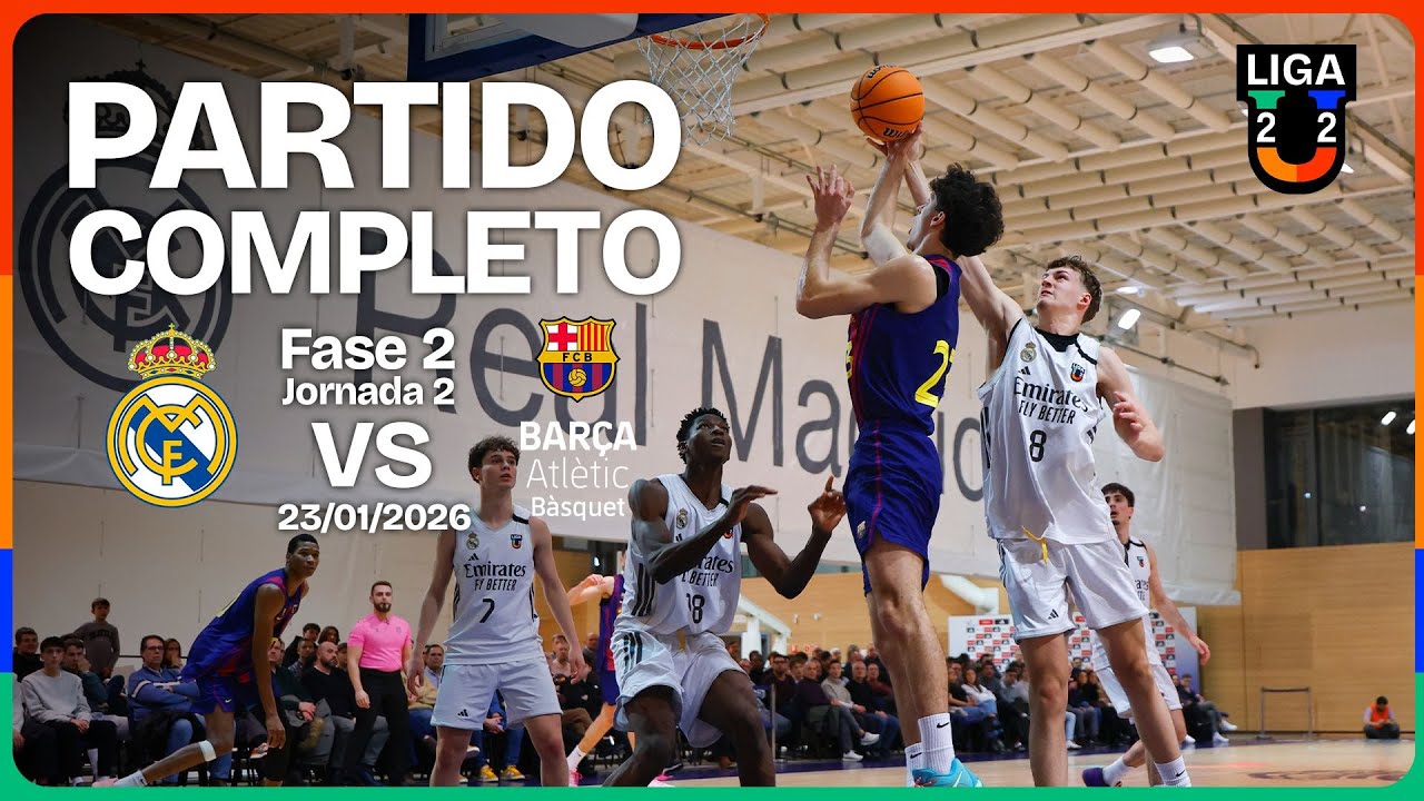 🔴 DIRECTO: Real Madrid – Barça Atlètic| J2 | Grupo A | 2ª Fase | Liga U 2025-26