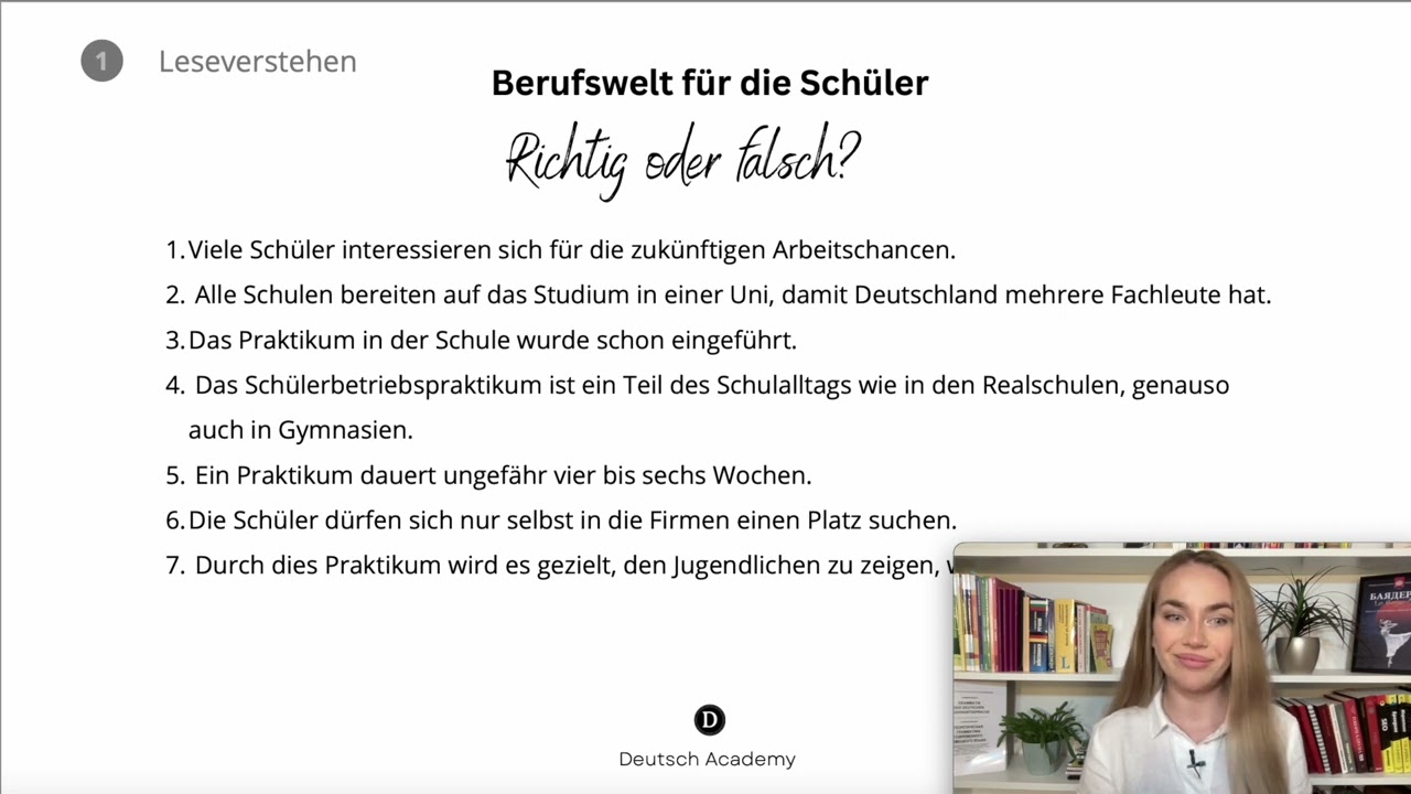 ÜBUNG Richtig oder Falsch? - ВЯРНО ИЛИ ГРЕШНО? НЕМСКИ ЕЗИК 🇩🇪 | Deutsch Academy