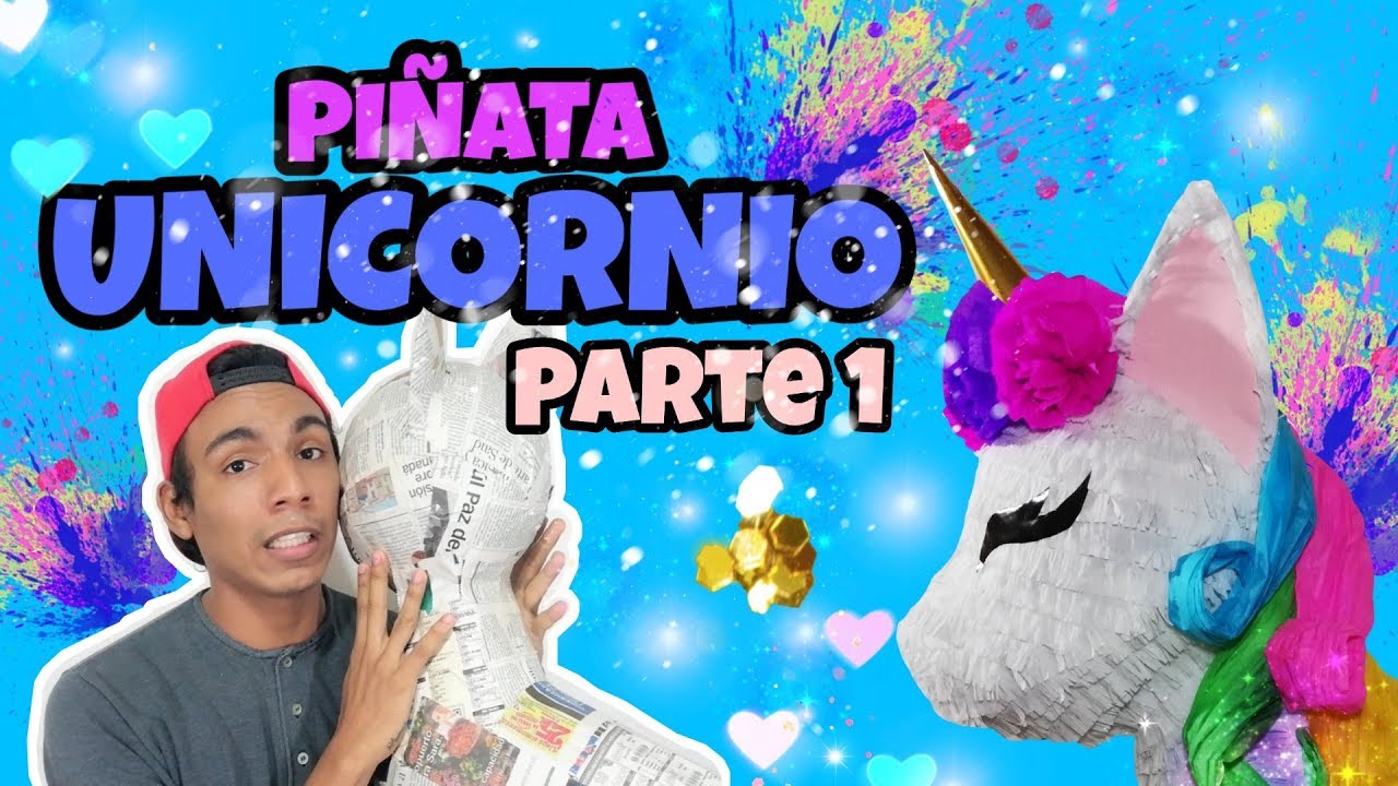 COMO HACER UNA PIÑATA DE UNICORNIO PASO A PASO (ESTRUCTURA) || JULIO LEYTTON