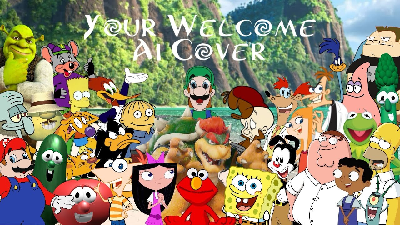 You’re Welcome (AI Cover Mashup) (REUPLOADED) Read Description