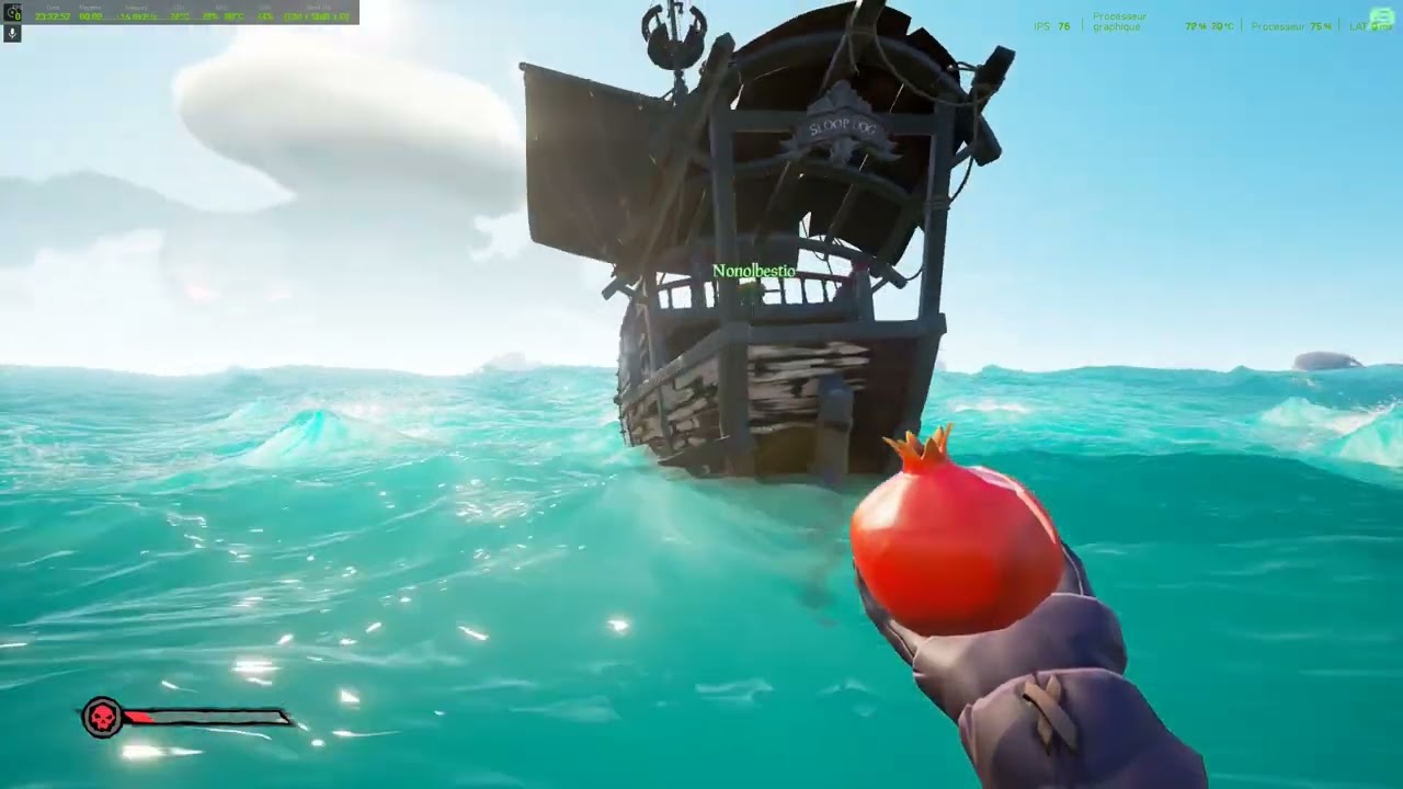Sea of Thieves PVP mode Allégeance serie de 3 victoire avec Nonolbestio