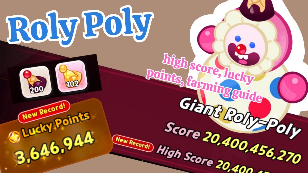 Cookie Run Kingdom - Roly Poly Rumble 20b+ Team, Material Farming Team, Lucky Points Guide