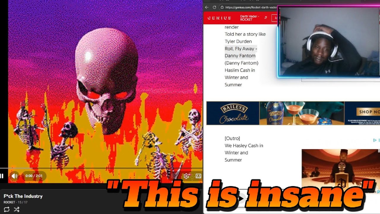 American reacts to RROCKET Fck The Industry mixtape Review