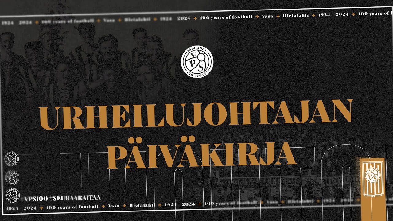 Urheilujohtajan päiväkirja - Osa 1