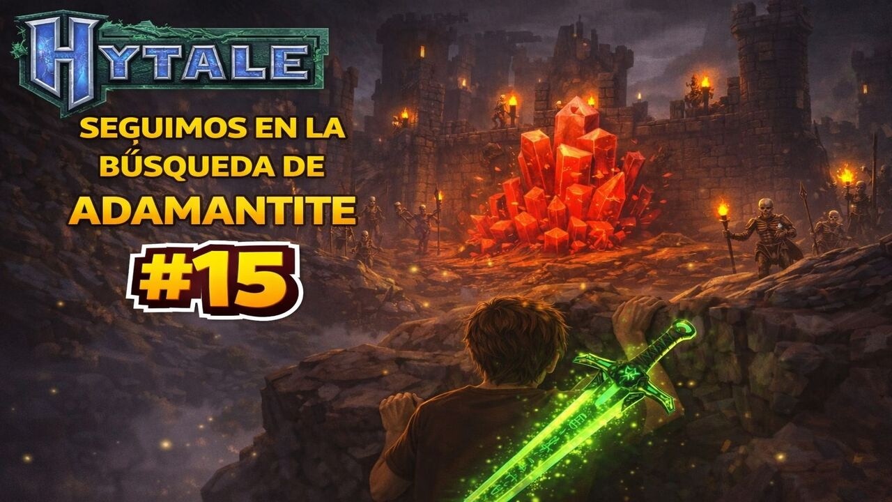 HYTALE - Capítulo 15 - Seguimos en la búsqueda de ADAMANTITE