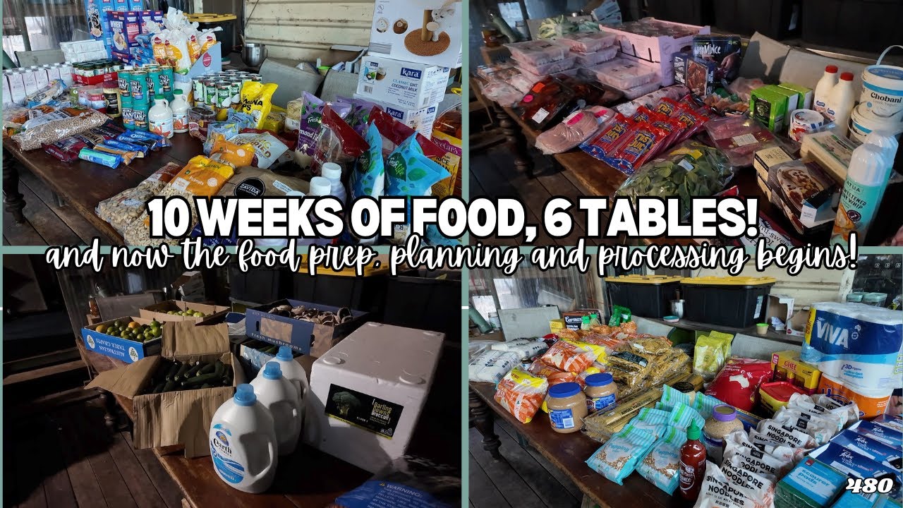 Massive Ten Week Grocery Haul - Large Family - February 2025 - Off Grid Australia