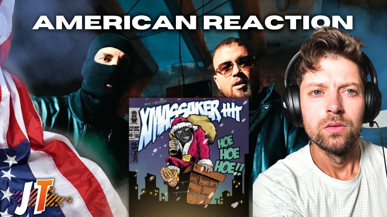 Asche x Aschkobar x Felix Blume - XMASSAKER V | American Reacts to German Rap