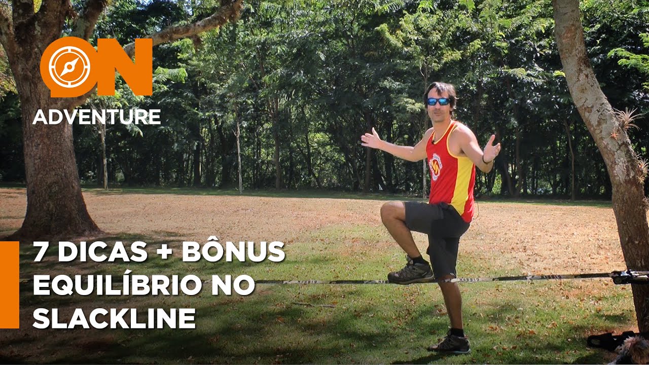 Como Equilibrar no Slackline - 7 Dicas + Bônus