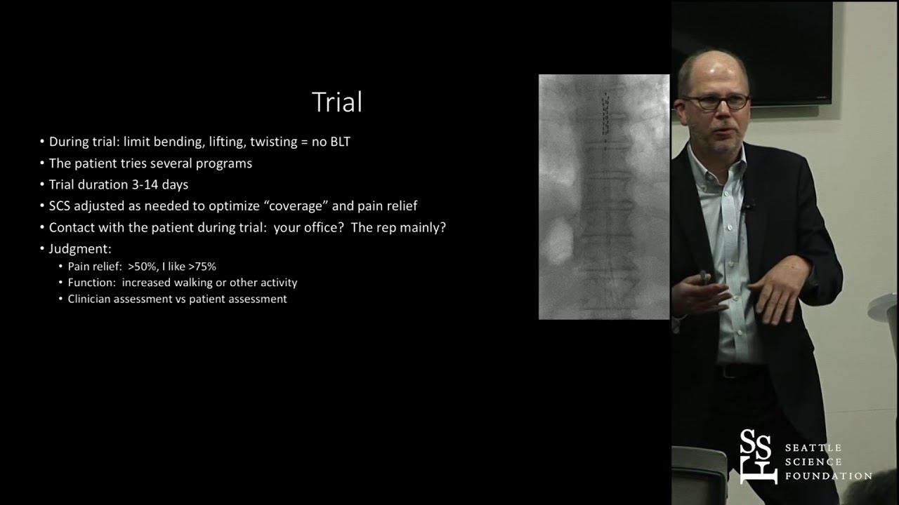 Spinal Cord Stimulation: Trial - Brett R. Stacey