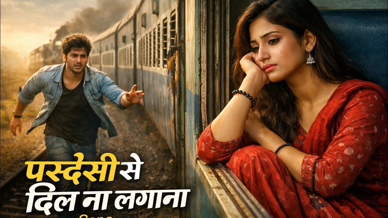 परदेसी से दिल ना लगाना | ट्रेन की खिड़की से झरते ख्वाब | Heart Touching Sad Song 😢