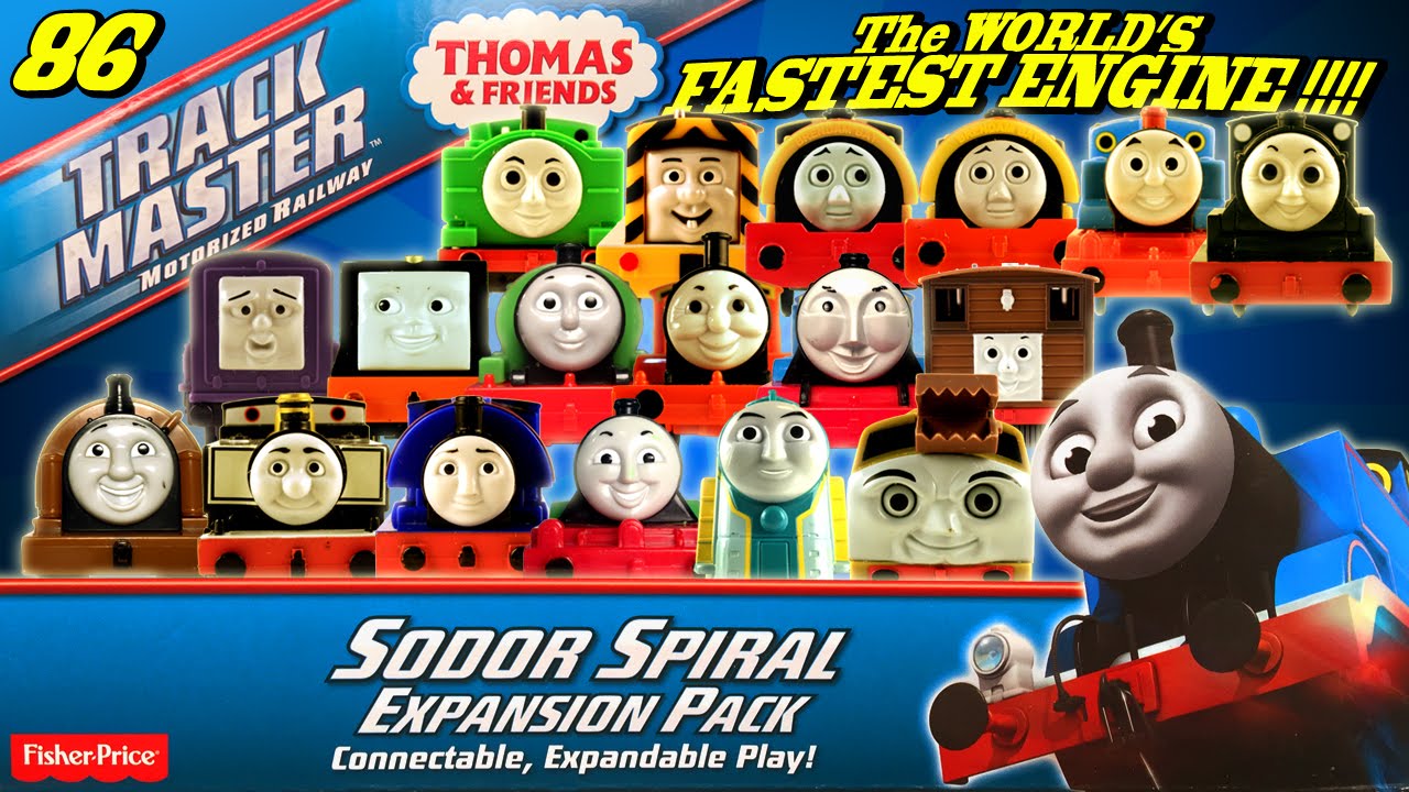 Thomas and Friends 86 BIG SODOR SPIRAL World's FASTEST Engine Trackmaster