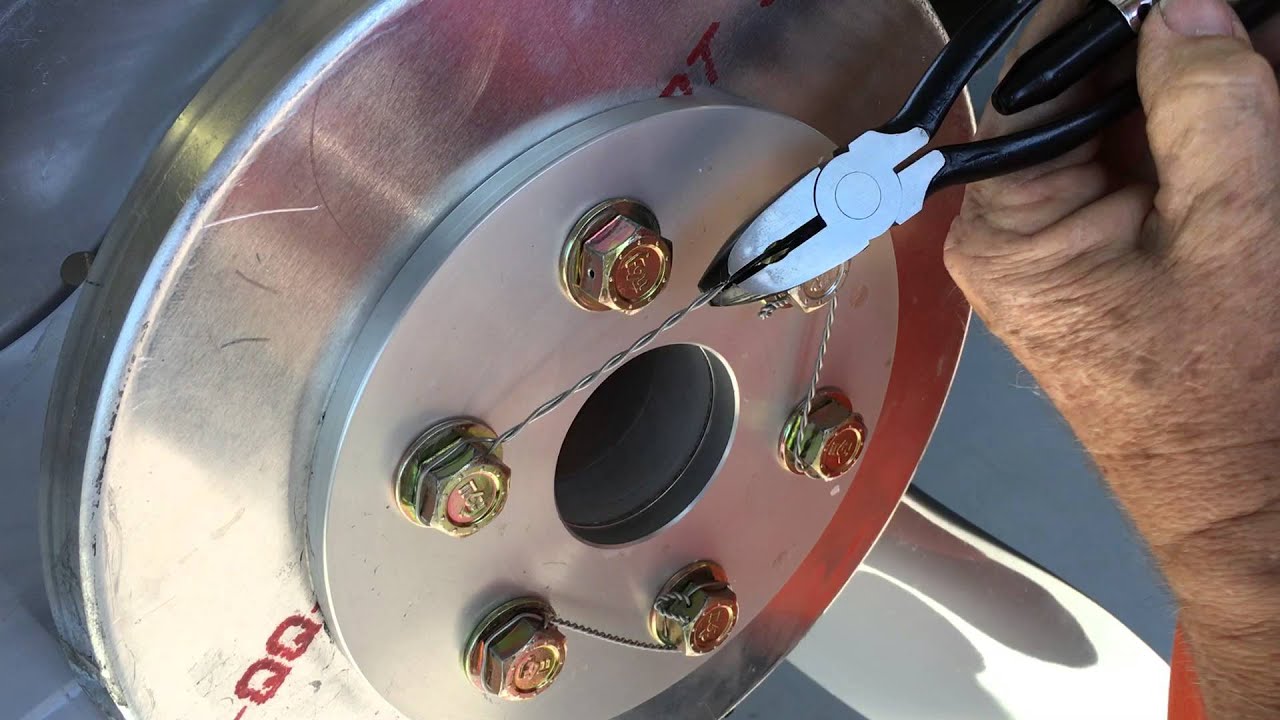 How To Safety Wire Airplane Propeller Bolts