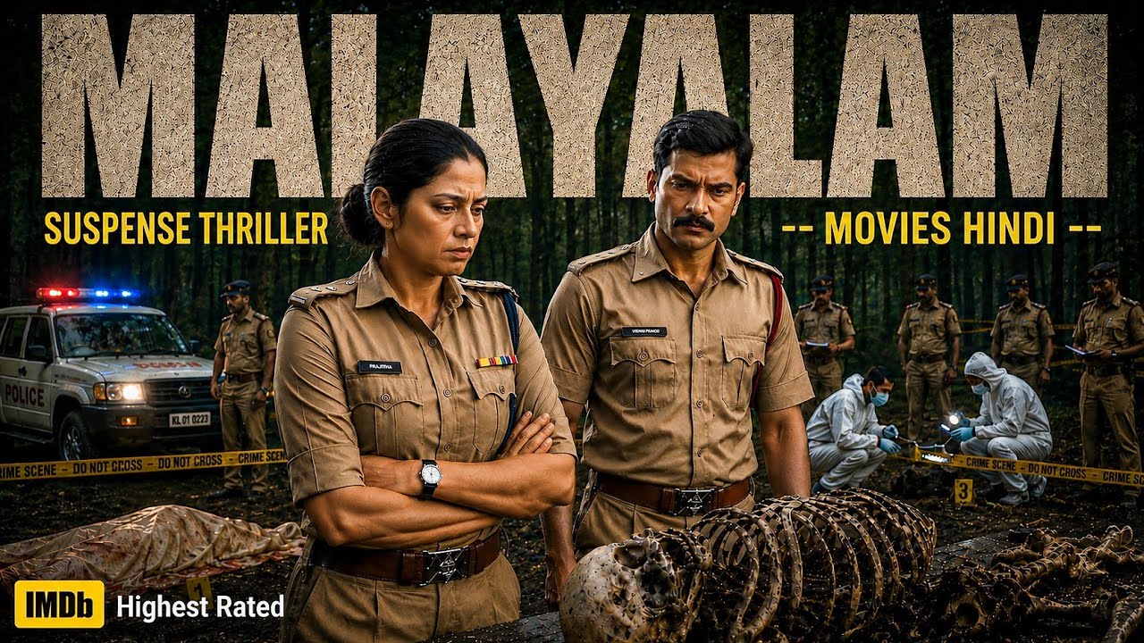 Top 7 Best Malayalam Suspense Thriller Movies in Hindi | 2026 South Murder Mystery Movies in Hindi 