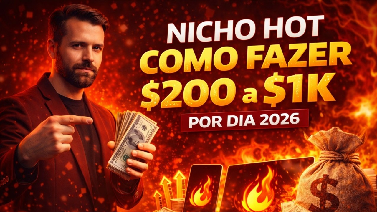Como Fazer $200 a $1K por Dia no Nicho Hot (M&eacute;todo 2026)