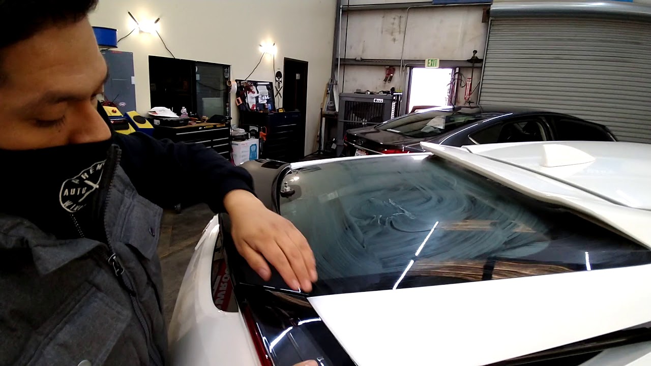 how to remove truck panels on Civic hatchback for window tint