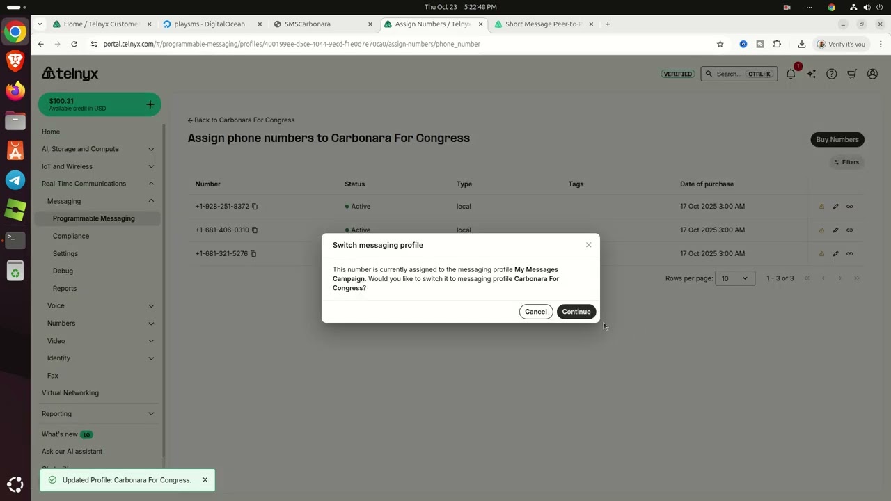 Telnyx SMS API Integration Support with PlaySMS &ndash; Send & Receive SMS Instantly!