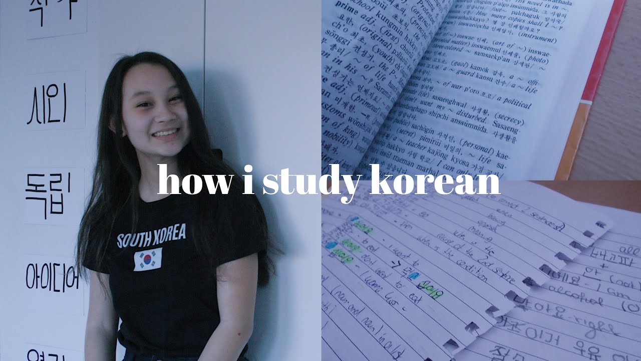 EINE SPRACHE SELBST LERNEN | How I Study Korean