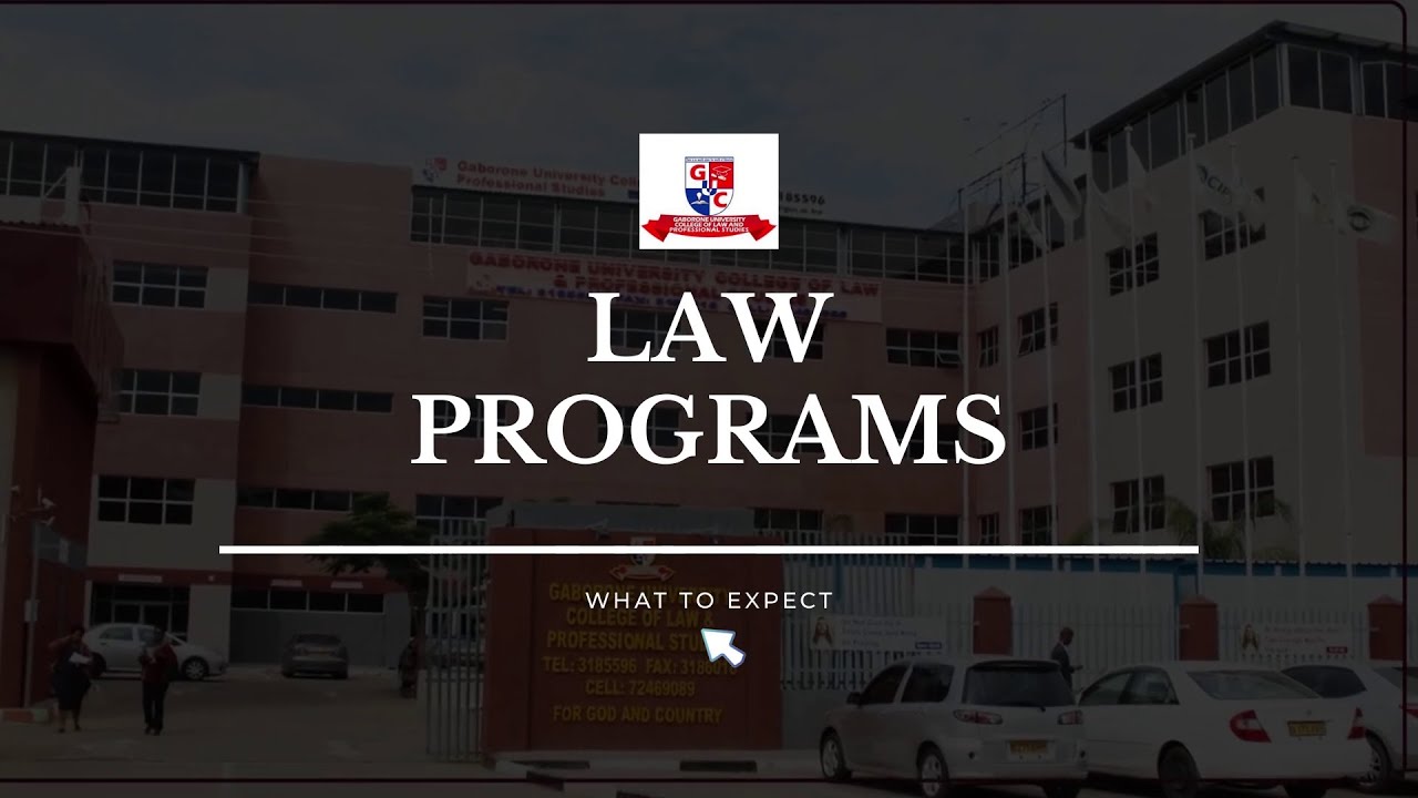 LAW PROGRAMMES OFFERED AT GUC
