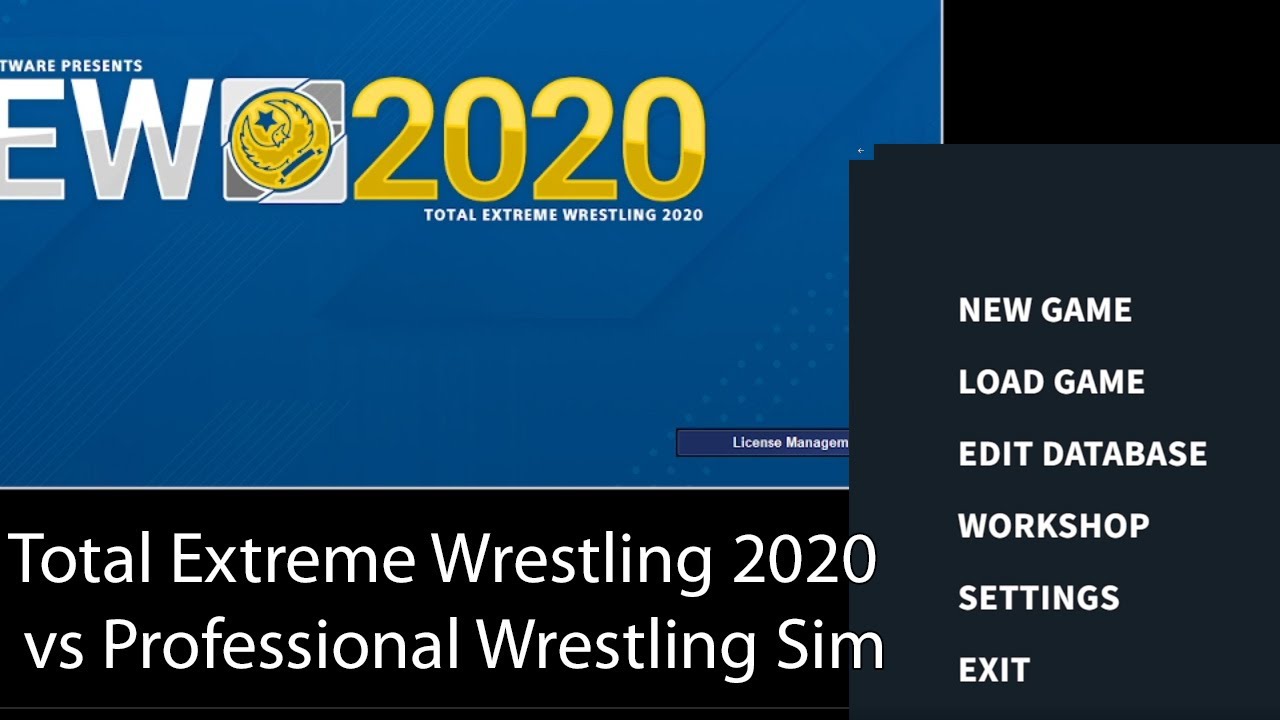 Total Extreme Wrestling 2020 vs Professional Wrestling Sim