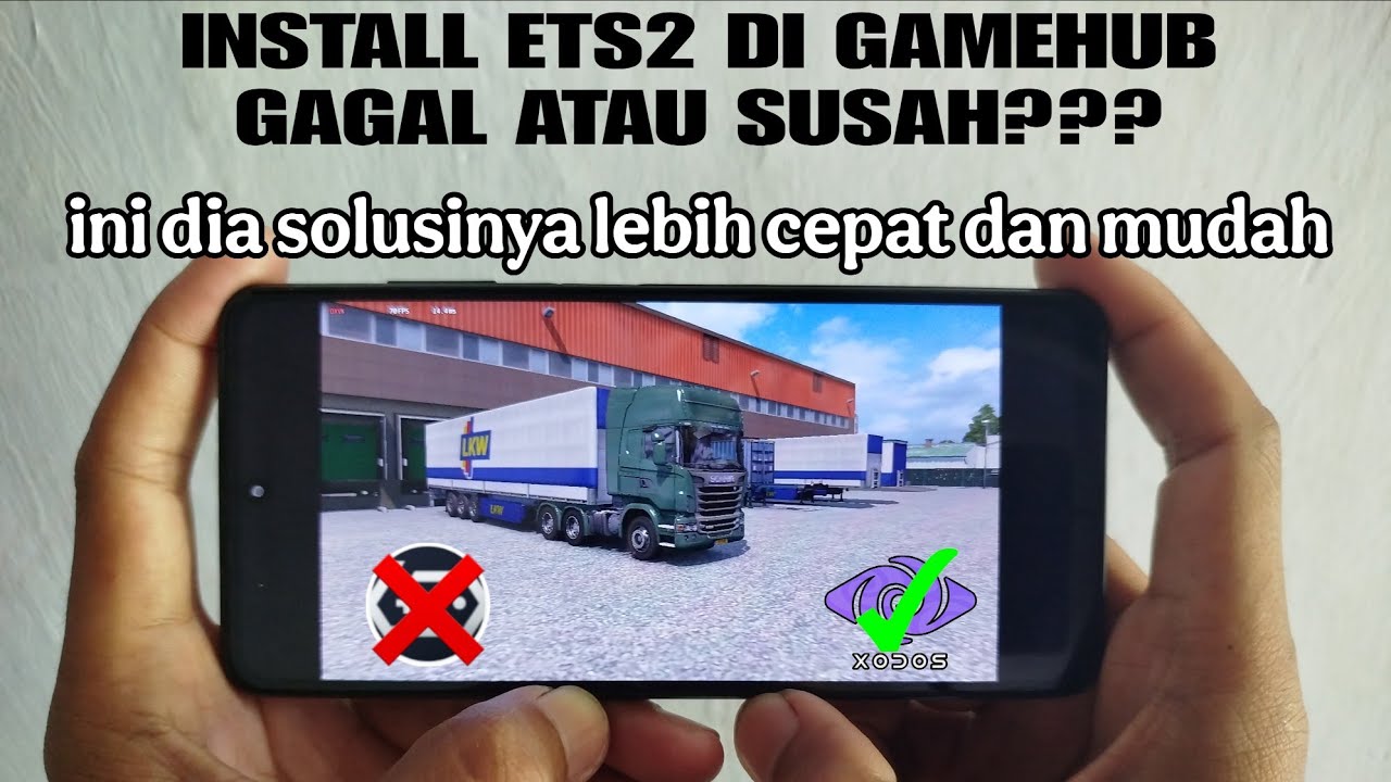 install ets2 di gamehub gagal,susah,lama dll simak video ini
