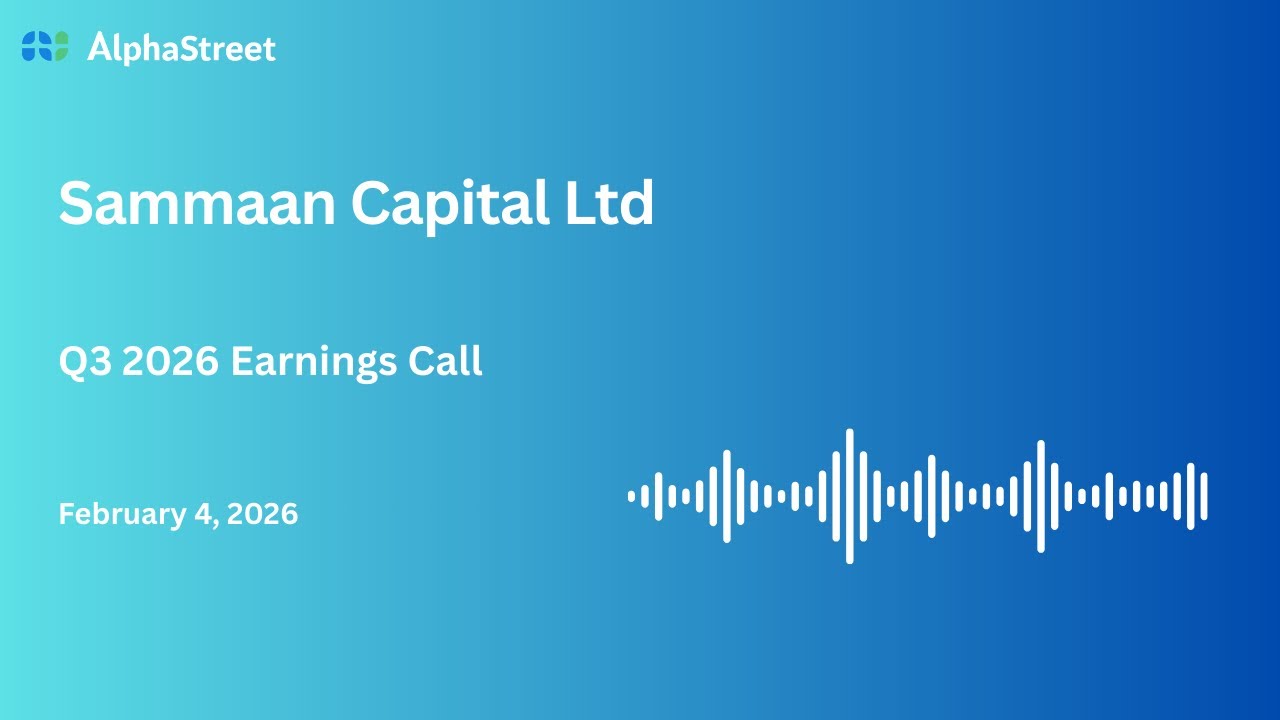 Sammaan Capital Ltd Q3 FY2025-26 Earnings Conference Call