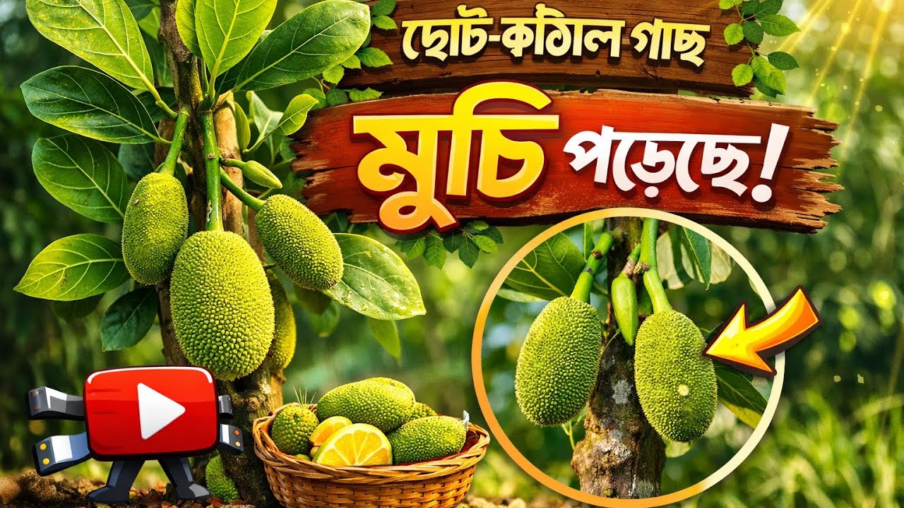 ছোট কাঁঠাল গাছে মুচি ধরলো কিভাবে ? ভিডিওটি একবার দেখুন,এরকম গাছ আমরা অল্প দামে বিক্রি করি ধন্যবাদ |