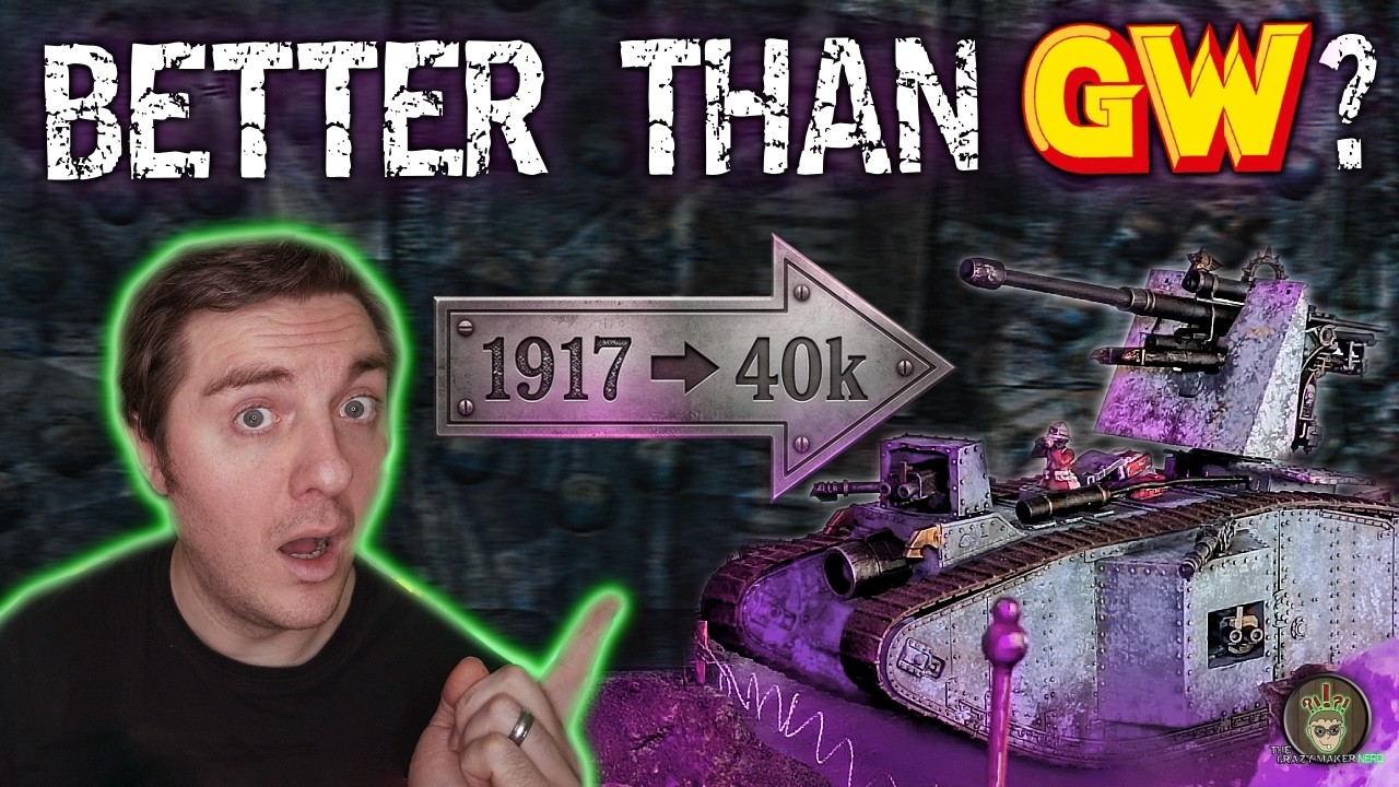 Warhammer 40k Tadpole - A 1917 Legend Transformed Into A Baneblade Proxy