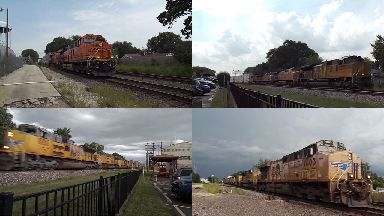 Some Train Action from Rochelle on August 16, 2025