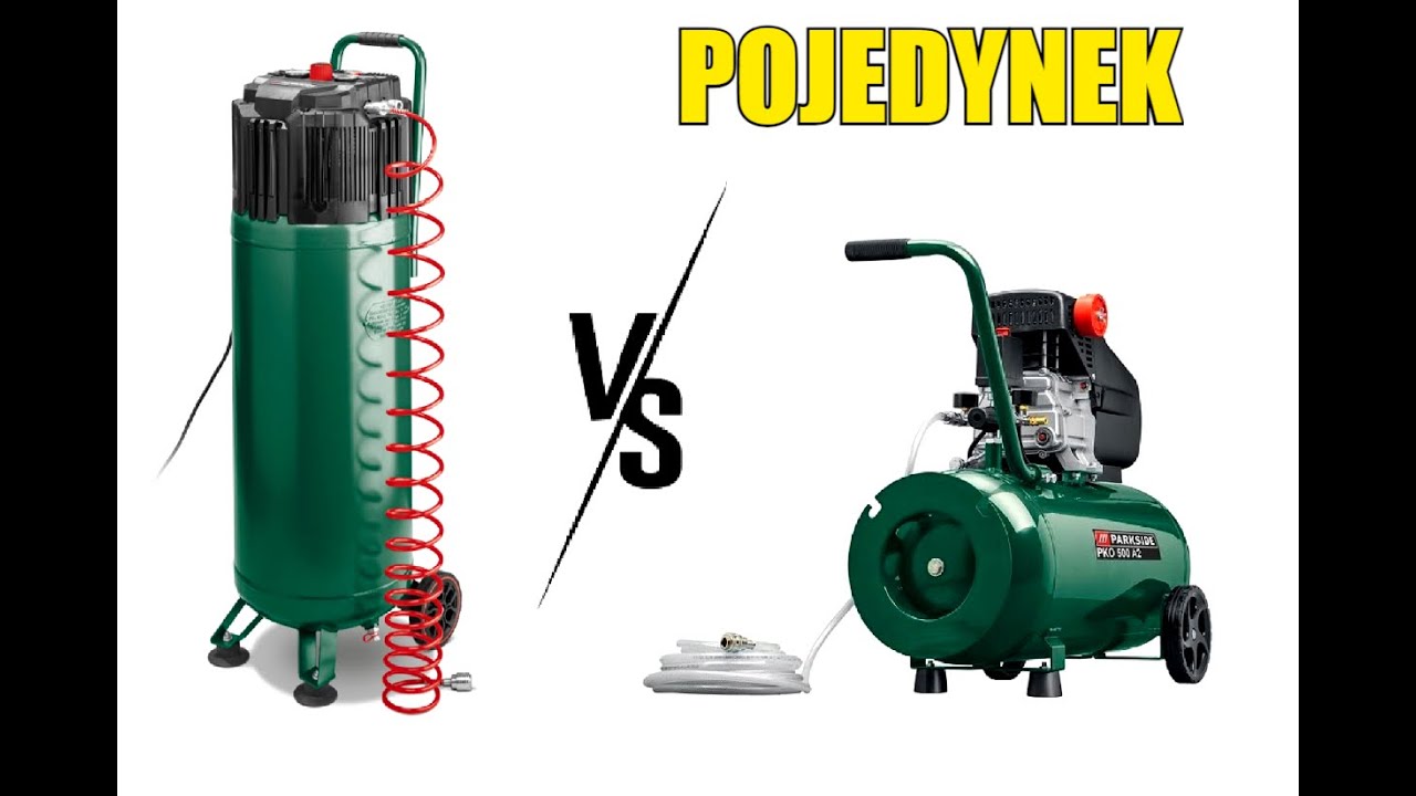 Kompresor PARKSIDE® PVKO 50 B2 VS PKO 500 A2| który szybciej nabije..
