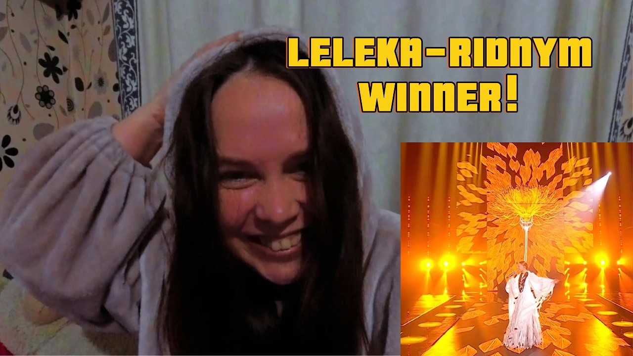My reaction to the results of the Eurovision 2026 final in Ukraine 🇺🇦 #eurovisionreaction #leleka