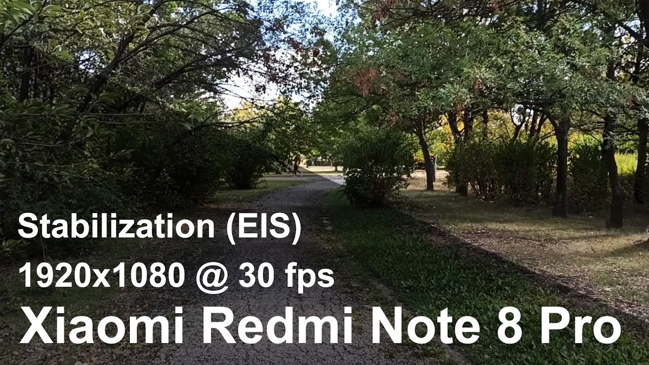 Xiaomi Redmi Note 8 Pro  - EIS, Full HD (1080p) 30 fps camera video sample