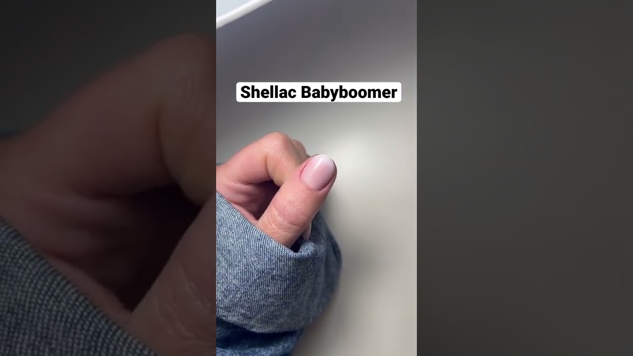 Shellac Babyboomer ➤ ganz einfach 😍 #babyboomer  #nageldesign #shellac