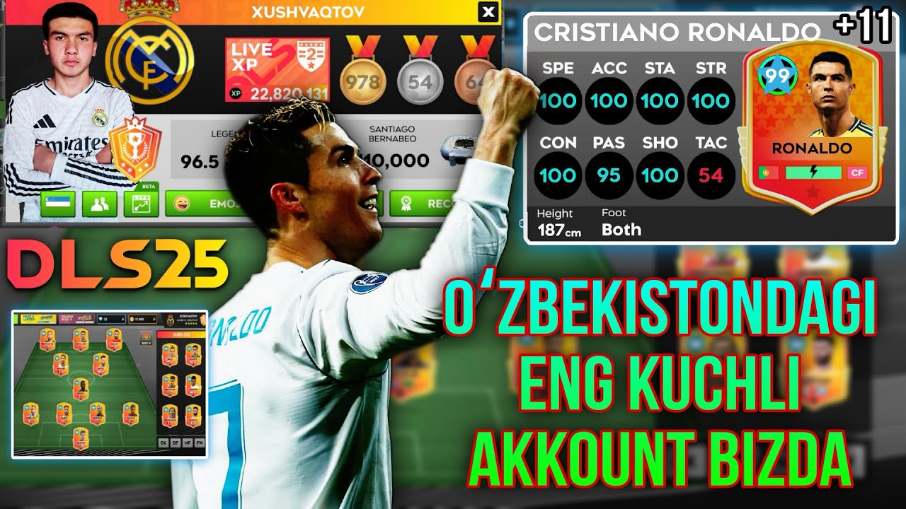 DLS25 OZBEKISTONDAGI ENG KUCHLI AKKAUNT OBZORI.  DLS XUSHVAQTOV LEGEND ADMIN. 500$ LIK AKKAUNT
