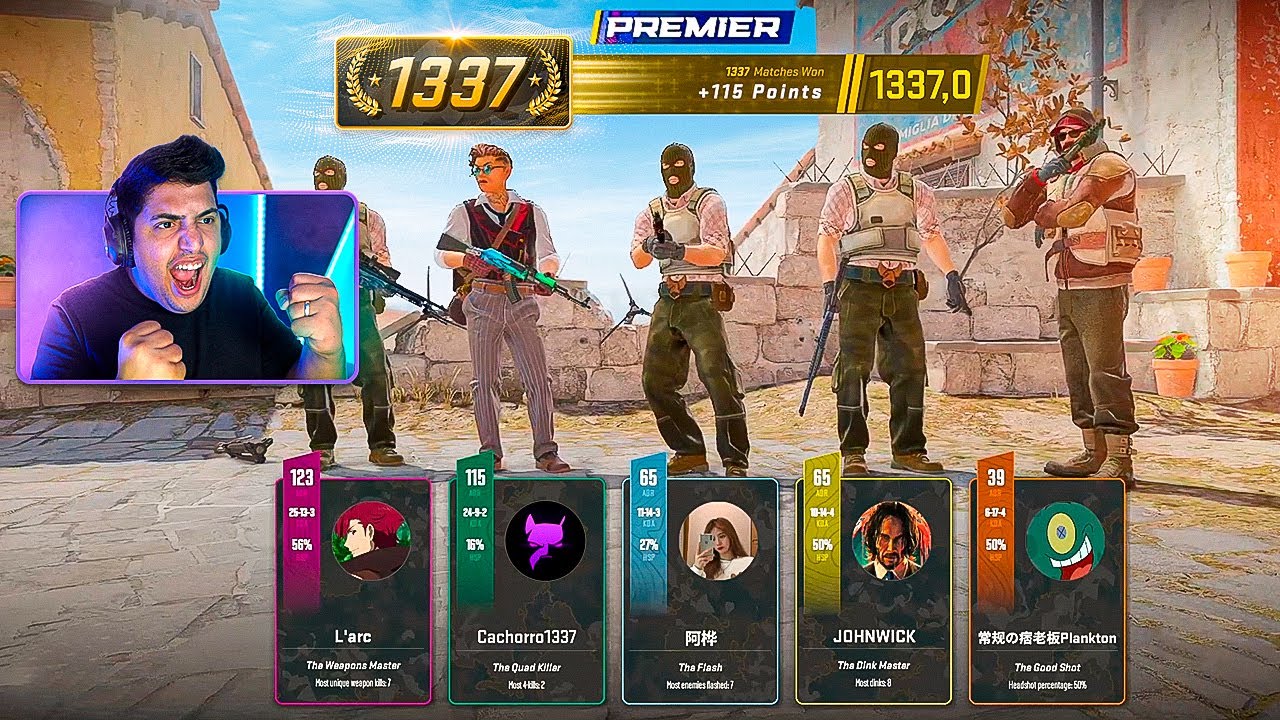 t&ocirc; sem acreditar nisso... Completei minha MD10 no CS 2 e essa &eacute; MINHA PATENTE (novo ranking system)
