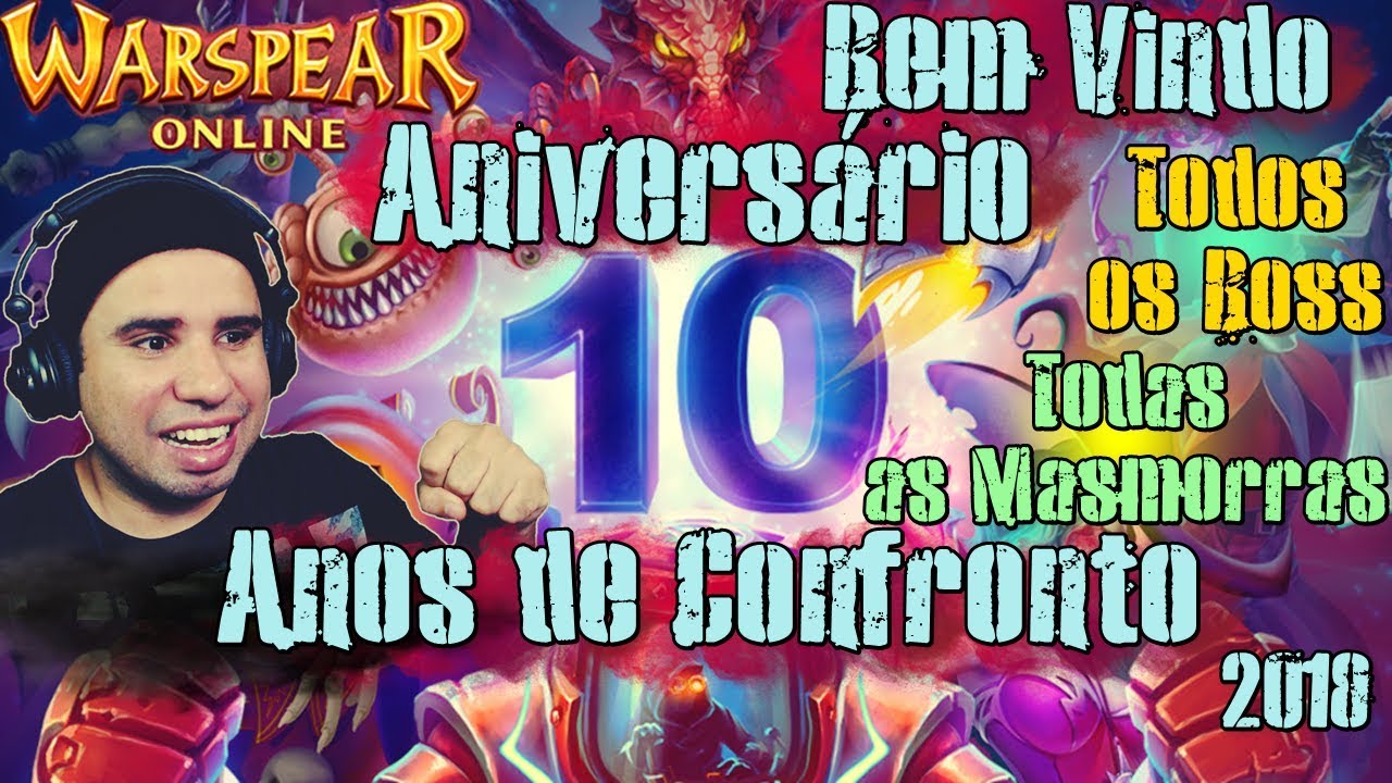Warspear Online - Bem Vindo ao Evento de Aniversário 2018 (10 Anos de Confronto)