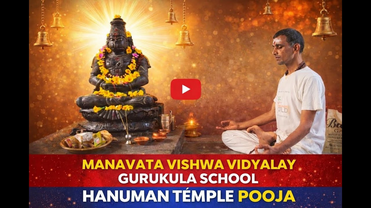 MVVS-GURUKULA SCHOOL/ HANUMAN TEMPLE POOJA 04-02-2026/ MORNING WORSHIP