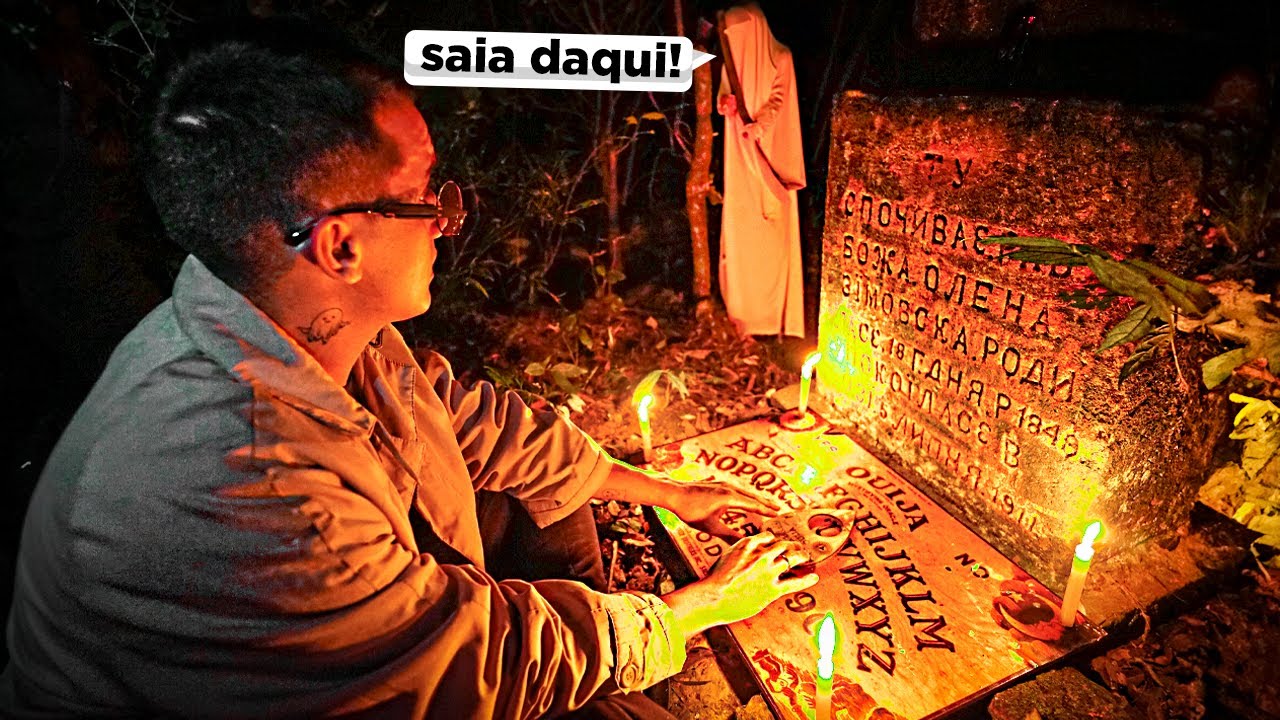 Não deveria ter jogado o TABULEIRO OUIJA no CEMITERIO ABANDONADO!