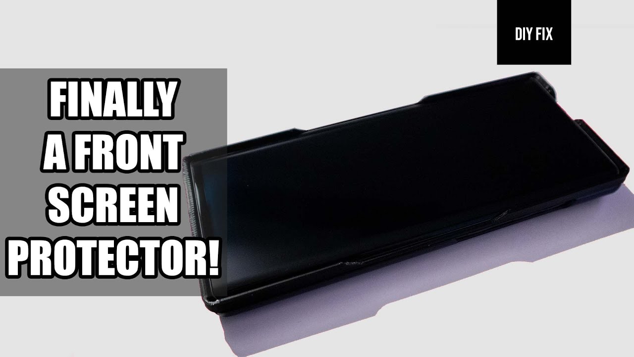 THE SOLUTION IS HERE! LG Wing Front Screen Protector