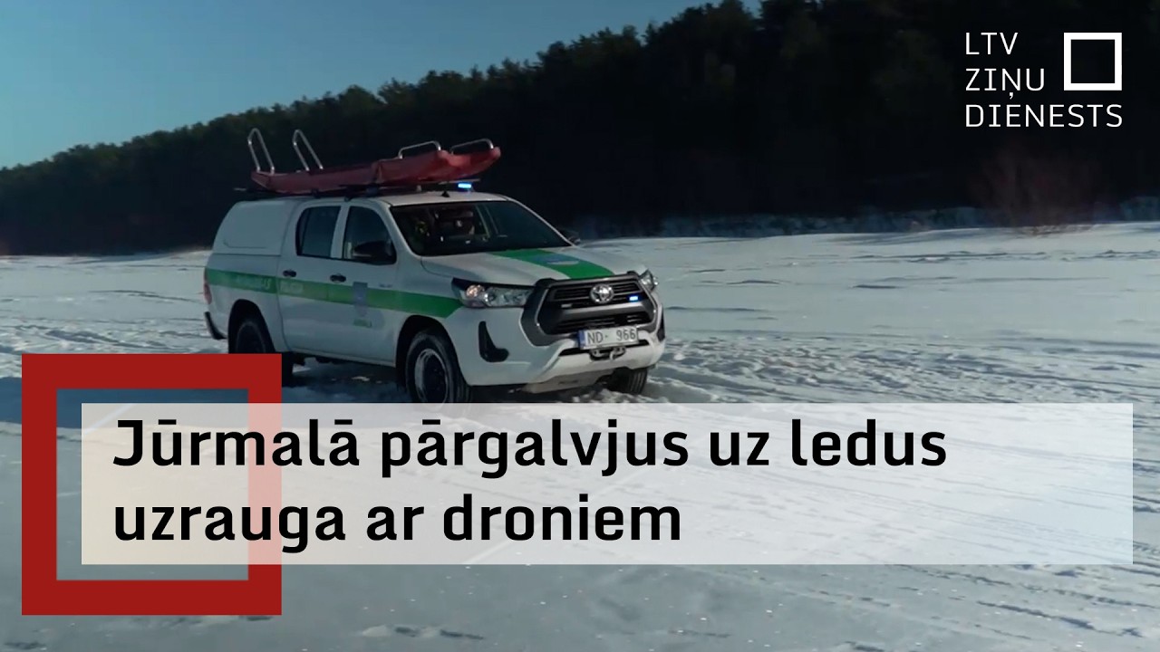 Jūrmalā, lai uzraudzītu piekrasti, izmanto ar skaļruņiem aprīkotus dronus