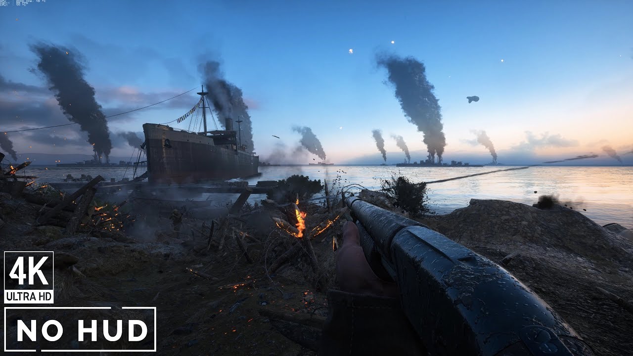 Battlefield 1: Cape Helles | No HUD | 4K 60FPS