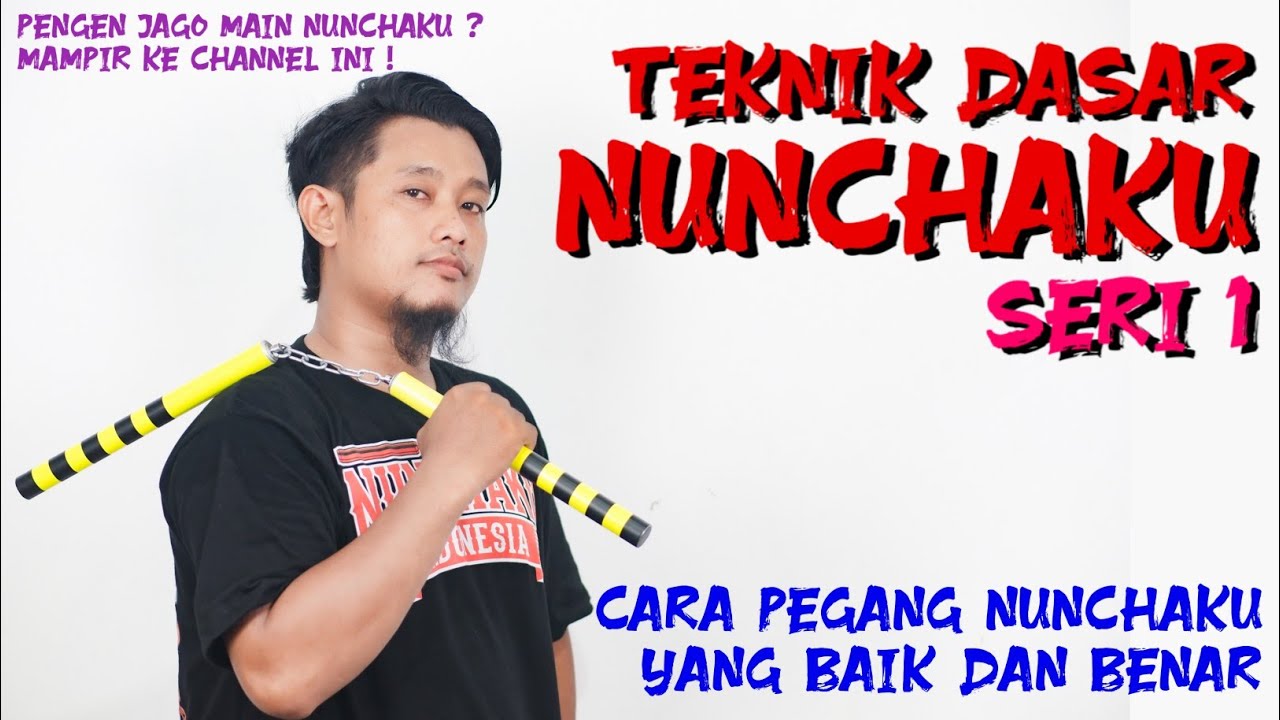 Teknik Dasar Nunchaku Seri 1 ‼️ Cara Memegang Nunchaku Yg Baik dan Benar ‼️ Karate, Silat, Taekwondo
