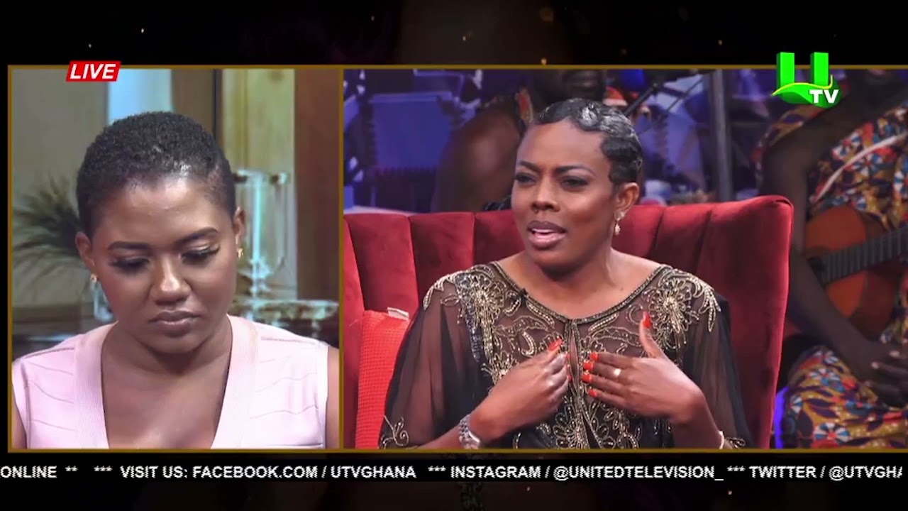 Watch how Nana Aba Anamoah reacted to Abena Korkor's apology on United Showbiz