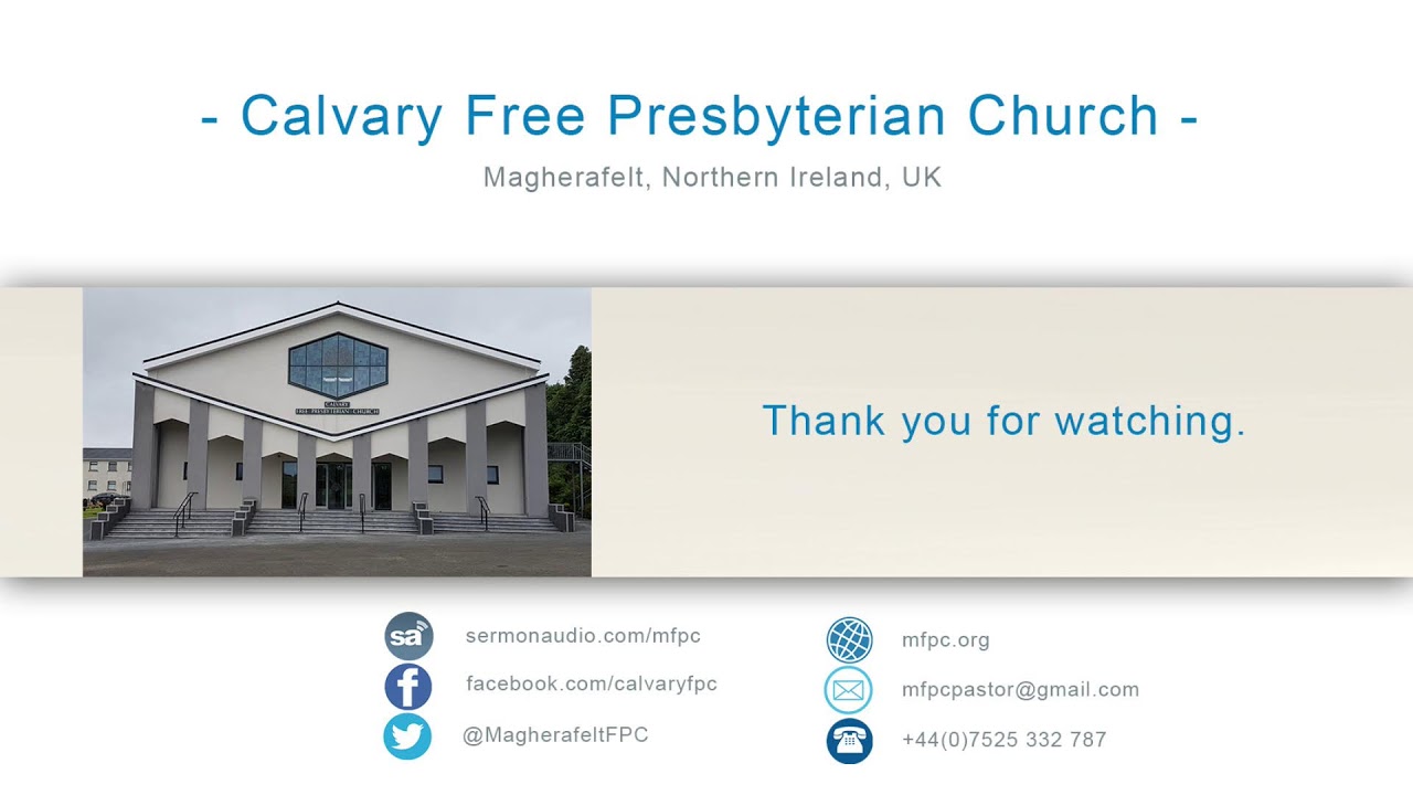 Lord's Day Morning Service | 18th January 2026