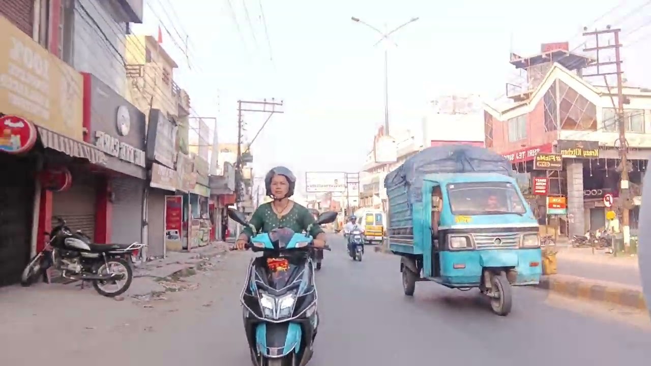 ट्रेनिंग का आज लास्ट दिन। में रोड पर#scootylearning