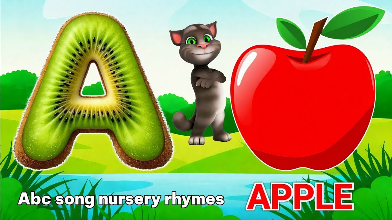 A for apple | abcd | अ से अनार | Phonics song for nursery