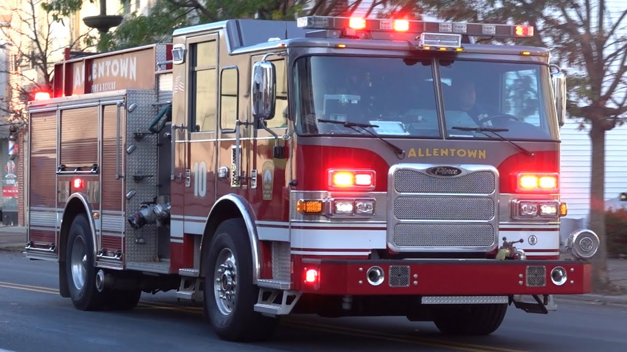 Allentown Fire Department Engine 10 Responding 11/7/22