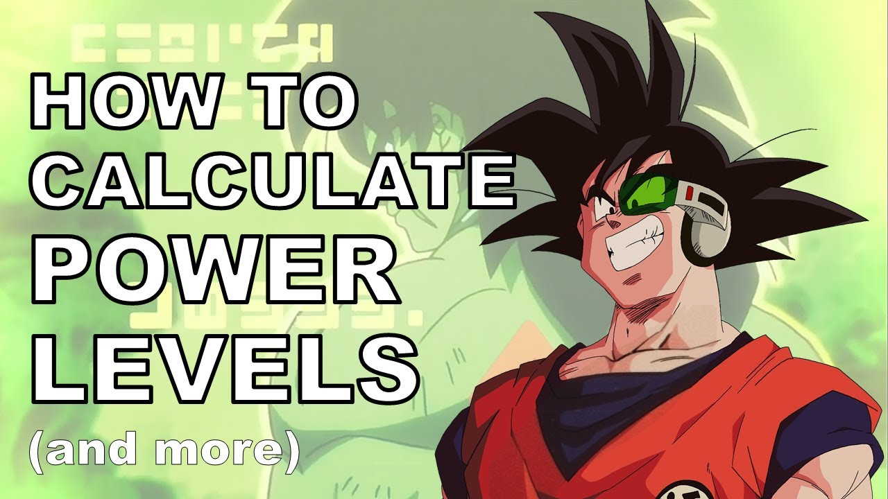 How to make POWER LEVELS for Dragon Ball Super (and other such questions)
